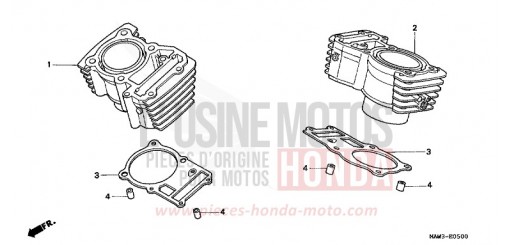 CYLINDRE XL600VT de 1996